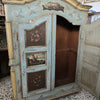 Armoire ancienne peinte du 18e siècle