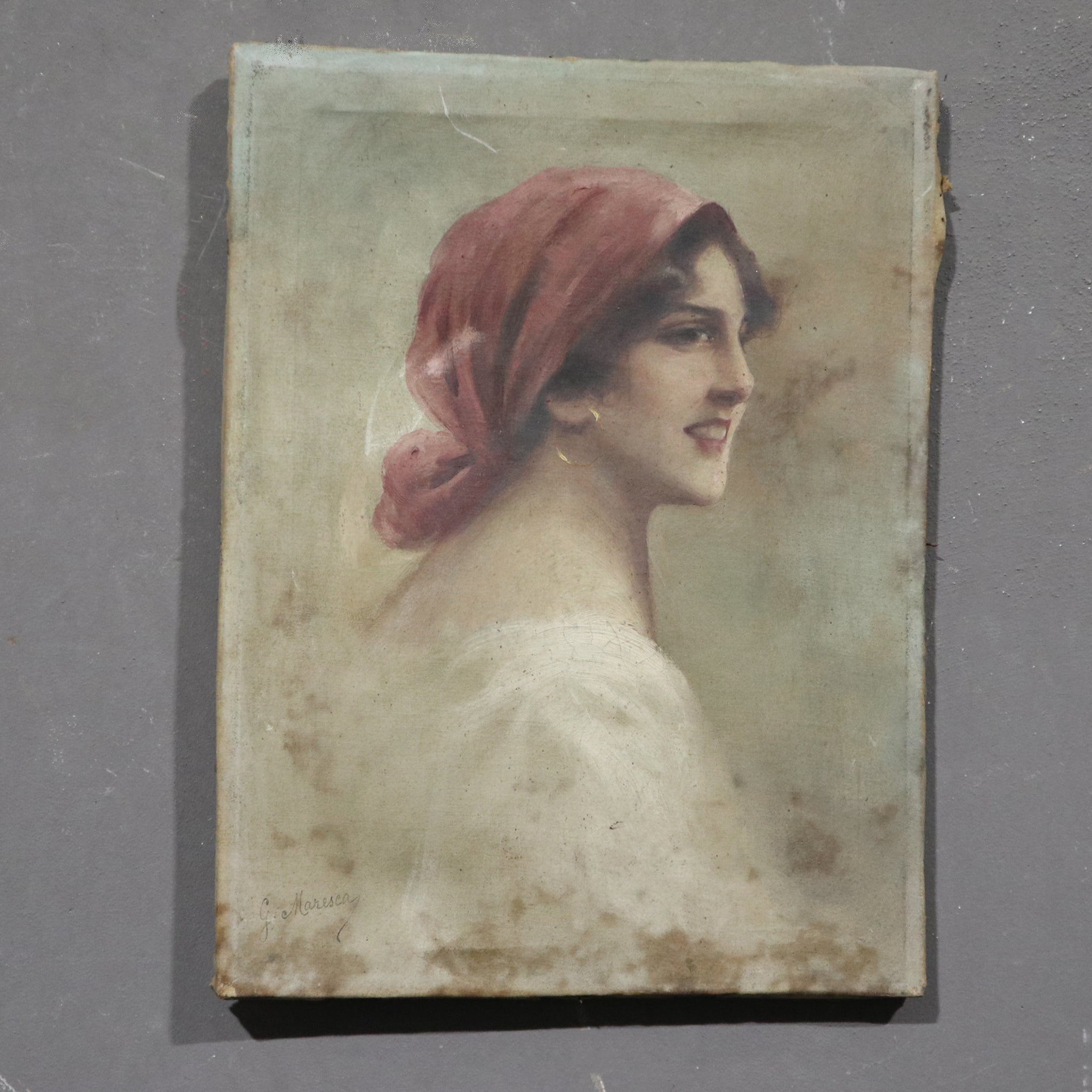 Portrait de femme de G. Maresca